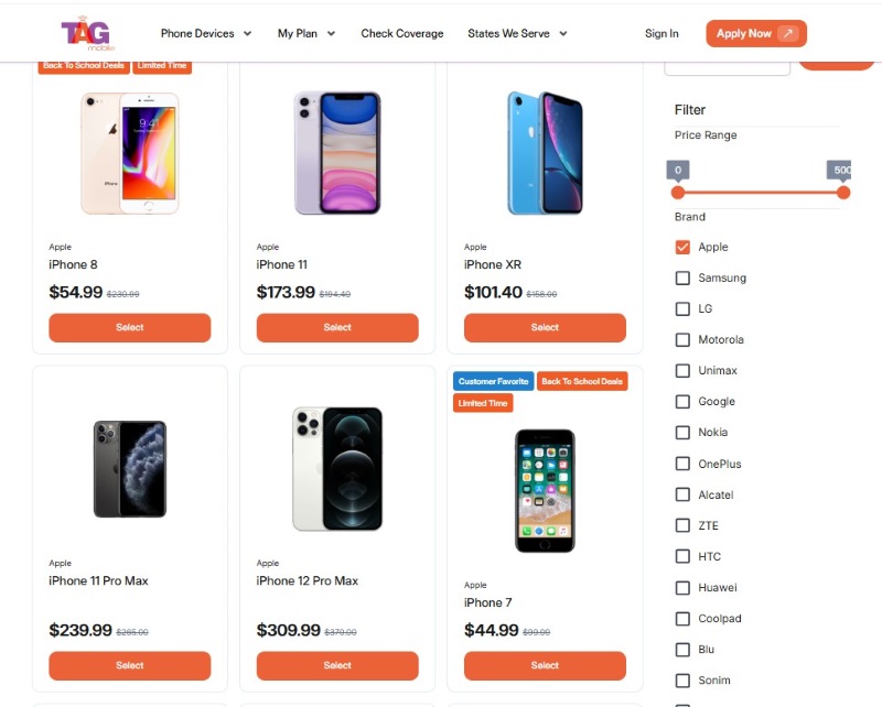 best free government phone arizona at TAG Mobile