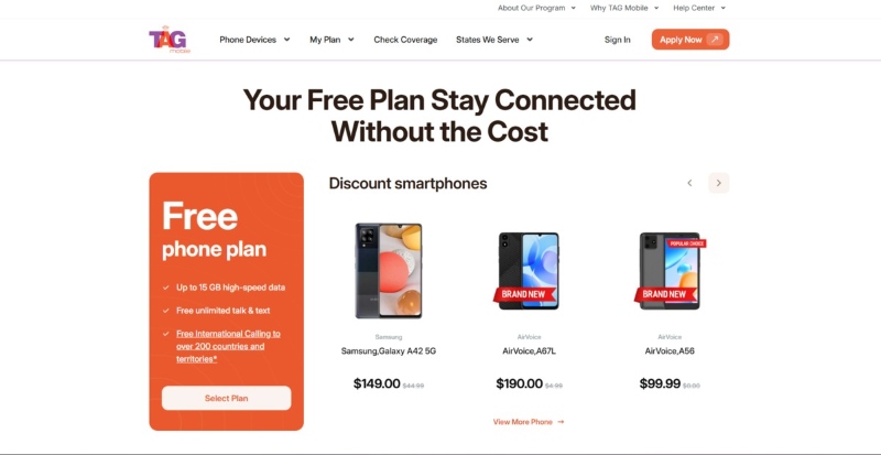discounted/free cell phone with medicaid insurance at AirTalk Wireless