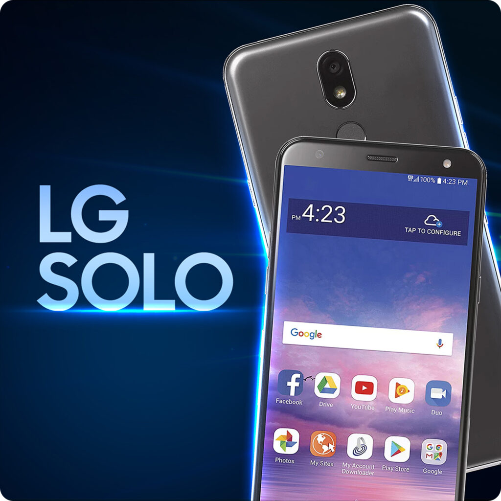 lg solo free government phone