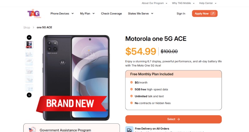 Motorola one 5g ace price