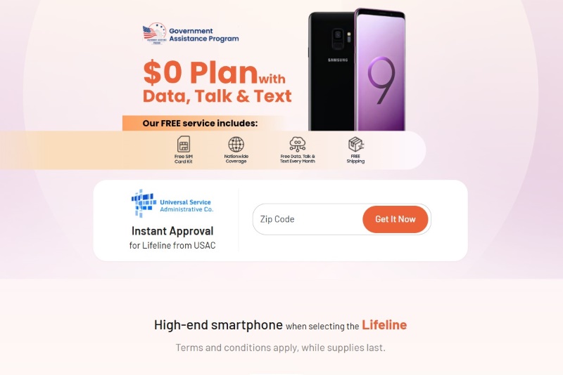apply for a nyc free phone at tag mobile