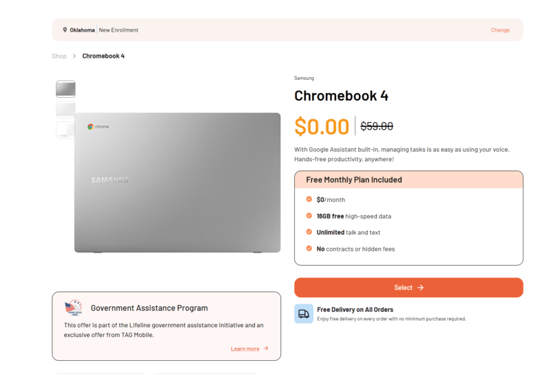 free laptop baltimore city chromebook 4